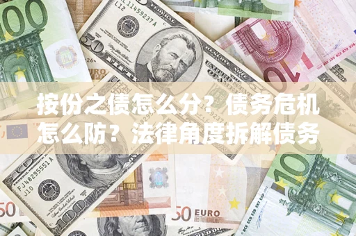武汉按份之债怎么分？债务危机怎么防？法律角度拆解债务分配与风险自保指南