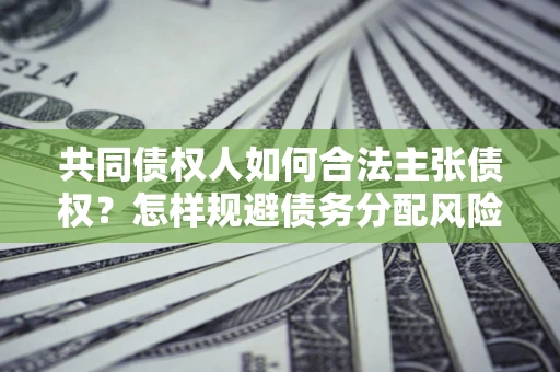 武汉共同债权人如何合法主张债权？怎样规避债务分配风险？