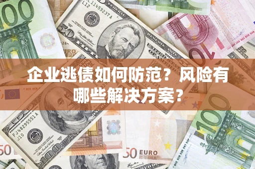 武汉企业逃债如何防范？风险有哪些解决方案？