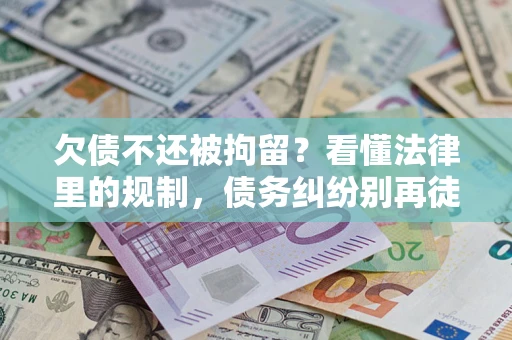 武汉欠债不还被拘留？看懂法律里的规制，债务纠纷别再徒劳奔波