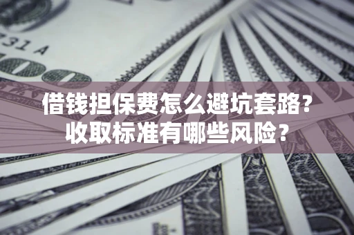 武汉借钱担保费怎么避坑套路？收取标准有哪些风险？