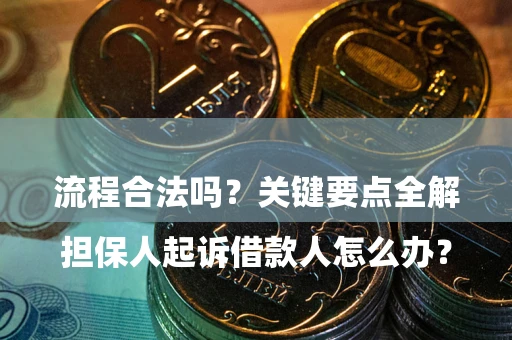 武汉

担保人起诉借款人怎么办？流程合法吗？关键要点全解析