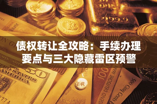 武汉债权转让全攻略：手续办理要点与三大隐藏雷区预警
